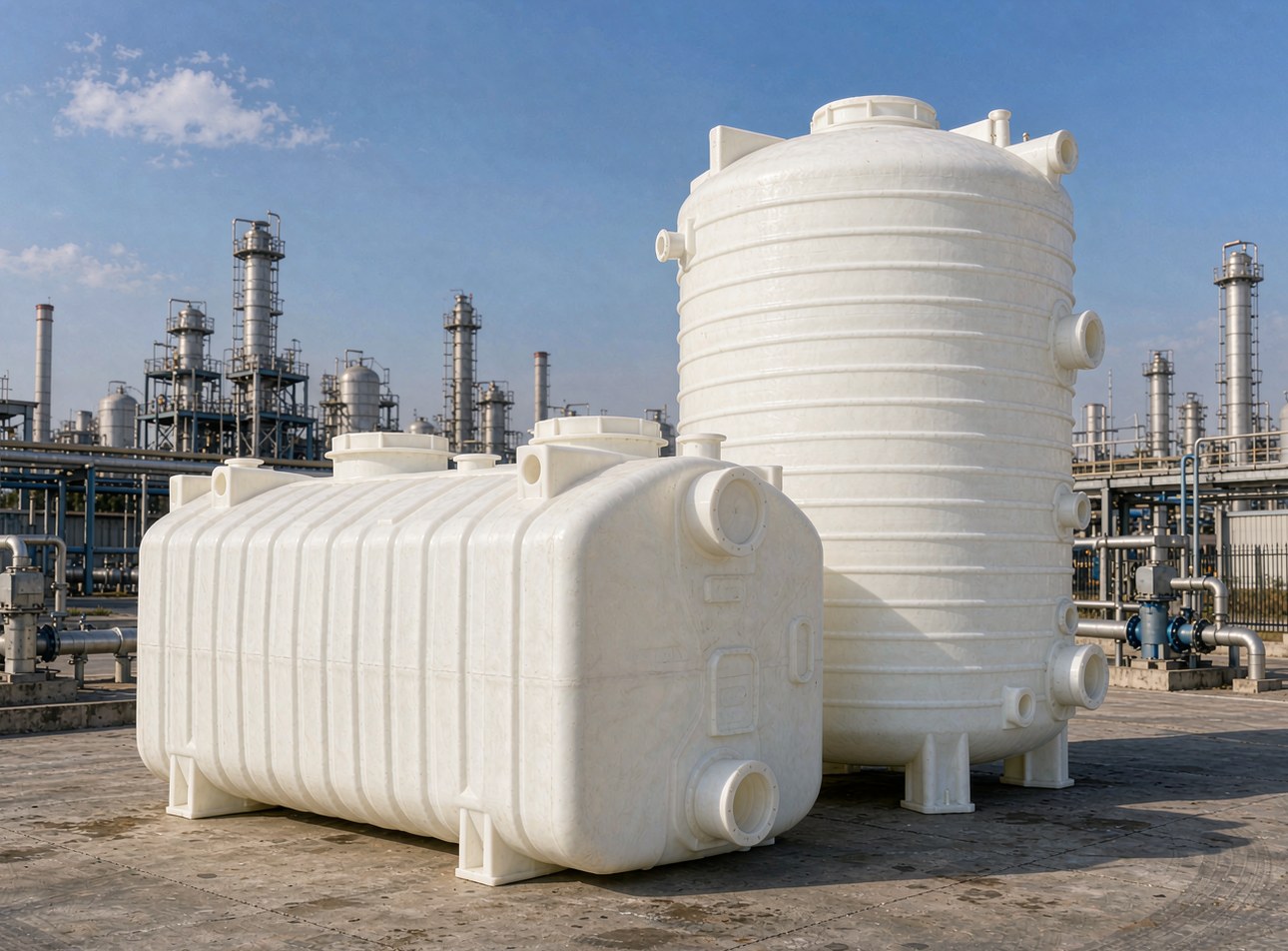 Rotomolding Water Tanks & Storage Containers — Food-Contact, Anti-Extraction